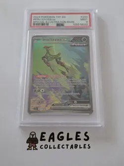 Iron Leaves ex Alternate Art PSA 9 MINT - 203/162 Temporal Forces Pokemon Card - Image 1