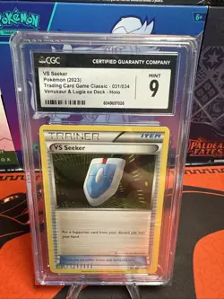VS Seeker (CLB) 031/034 Trading Card Game Classic Holo CGC9 - Image 1