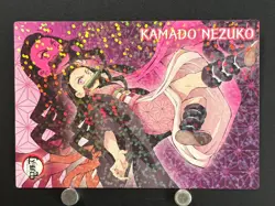 Nezuko Kamado Demon Slayer Kimetsu no Yaiba Card Holo Japanese Calbee SP-02 - Image 1