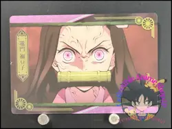 Nezuko Kamado Demon Slayer Kimetsu no Yaiba Card Japanese BANDAI 022 - Image 1