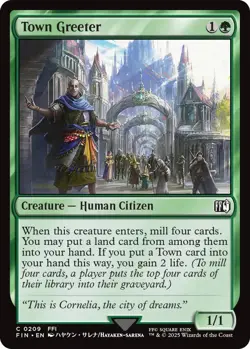 Foil - Town Greeter - 209 / NM / English MTG - Image 1