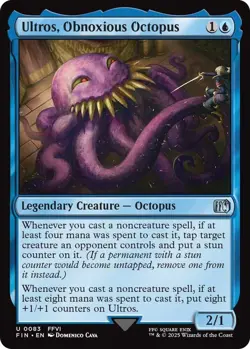 Foil - Ultros, Obnoxious Octopus - 83 / NM / English MTG - Image 1