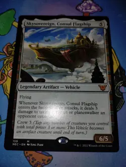 MTG Commander Kamigawa Neon Dynasty M Skysovereign Consul Flagship #159 - Image 1