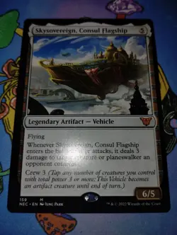 MTG Commander Kamigawa Neon Dynasty M Skysovereign Consul Flagship #159 - Image 3