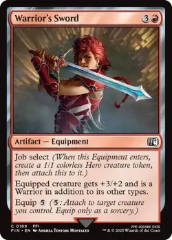Foil - Warrior's Sword - 169 / NM / English MTG - Image 1