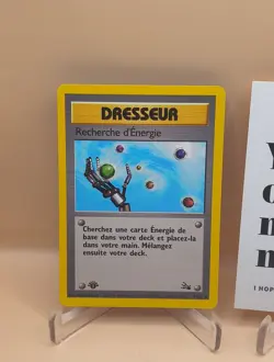 Pokemon TCG Recherche d'Energie 59/62 FRENCH 1st Edition Dresseur CCG Trainer MP - Image 5