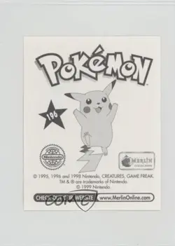 Sandshrew Merlin Pokemon Album Stickers #196 1999 0n64 - Image 2