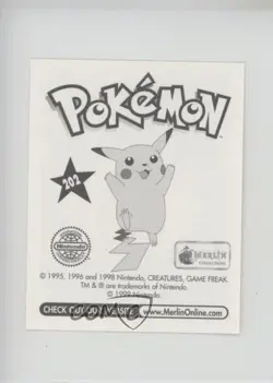 Jynx Merlin Pokemon Album Stickers #202 1999 0n64 - Image 2