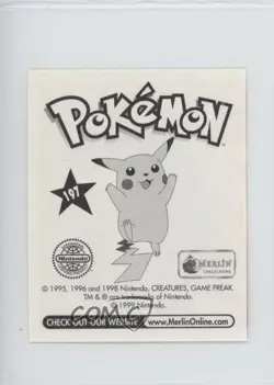 Sandslash Merlin Pokemon Album Stickers #197 1999 0n64 - Image 2