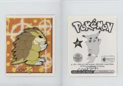 Sandslash Merlin Pokemon Album Stickers #197 1999 0n64 - Image 3