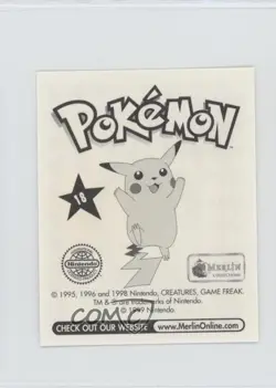 Pidgeot Merlin Pokemon Album Stickers #18 1999 0n64 - Image 2