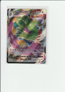 Pokemon Sword Shield TORNADUS VMAX Ultra Rare #125/198 Chilling Reign - Image 1