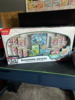 Set of 2 Pokemon 151 Blooming Waters Premium Collection Scarlet Violet NEW - Image 1