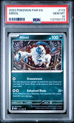 PSA 10 - 2023 POKEMON PAR EN-PARADOX RIFT 113 ABSOL | SHINJI KANDA | POP 15 - Image 1