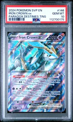 PSA 10 - 2024 POKEMON SVP EN-SV BLACK STAR PROMO 146 IRON CROWN EX | POP 8 - Image 1