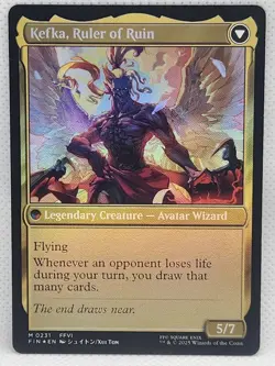 MTG / Final Fantasy - Kefka, Court Mage English Mythic Foil 0231 - Image 2