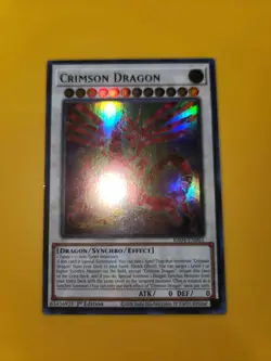 Yugioh Crimson Dragon RA04-EN061 Ultra Rare 1st Ed - Image 1