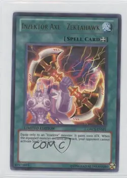 Inzektor Axe - Zektahawk 1st Ed. YuGiOh Order of Chaos #ORCS-EN0SP1 0b2 - Image 1