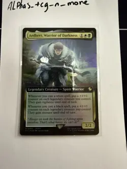 Ardbert Warrior of Darkness EXTENDED ART FIC Final Fantasy Magic Foil 164 MTG - Image 1