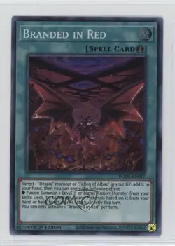 SR - Branded In Red 1st Ed. YuGiOh Burst of Destiny #BODE-EN057 0uh2 - Image 1