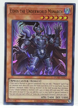 Yugioh Asia-English Eidos the Underworld Monarch DUAD-AE017 Ultra Rare - Image 1