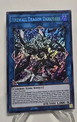 Firewall Dragon Darkfluid CHIM-EN037 Secret Rare 1st Edition Yugioh TCG NM/M - Image 1