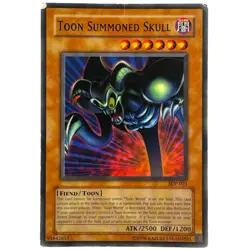 Yugioh CCG Collectable 1996 Konami Toon Summoned Skull Card - Image 1