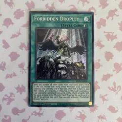 Forbidden Droplet BROL-EN090 Secret Rare 1st Edition Yugioh TCG NM/M - Image 1