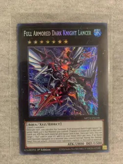 Yugioh x1 Full Armored Dark Knight Lancer MP24-EN118 Prismatic Secret (NM!) - Image 1