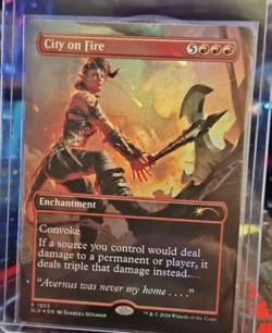secret lair x dungeons dragons: karlach's rage set mtg rainbow foil NM - Image 4
