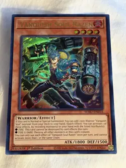Vanquish Soul Razen - WISU-EN016 - Ultra Rare - 1st Edition NM YuGiOh! Wild Sur - Image 1