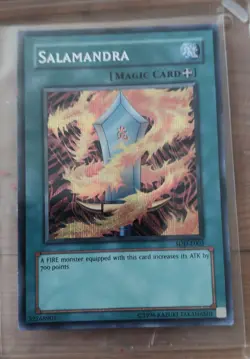 Salamandra SDD-E003 Prismatic Secret Rare Yugioh Card - Image 1