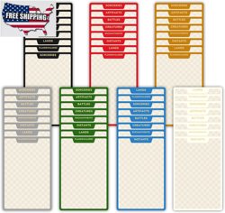 MTG Card Dividers for Storage Boxes, MTG Deck Box Dividers, Trading Card Divider - Image 2