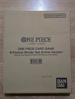 ONE PIECE Card Game 9-Pocket Binder Set Anime Version ENG SEALED - Image 2