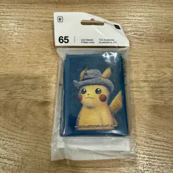 Pikachu with Grey Felt Hat Card Sleeves Van Gogh Museum x Pokemon (65 Sleeves) - Image 1