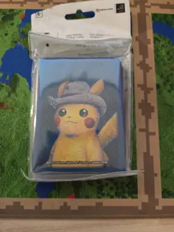 Pikachu with Grey Felt Hat Card Sleeves Van Gogh Museum x Pokemon (65 Sleeves) - Image 2