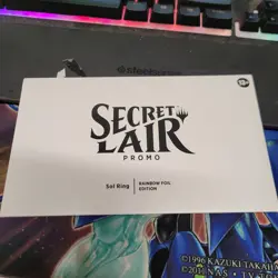 MTG Secret Lair Sol Ring Rainbow FOIL Sealed - Image 1