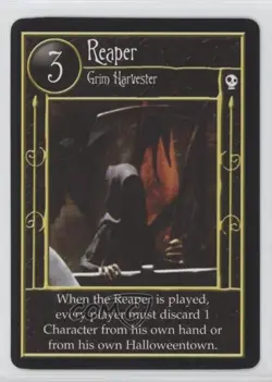 2005 The Nightmare Before Christmas Trading Card Game Reaper 2ic - Image 1