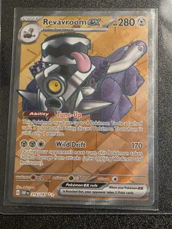 Revaroom EX 216/197 Pokemon Scarlet and Violet Obsidian Flames Full Art Card - Image 1
