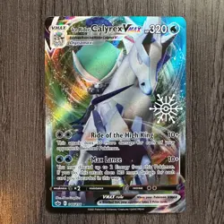 Ice Rider Calyrex 046/198 Snowflake Stamp Promo LP (See Corner) Pokemon Card TCG - Image 1