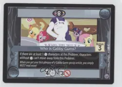 2013 My Little Pony Collectible Card Game - Premiere Who is Gabby GumsU #180 1i3 - Image 1