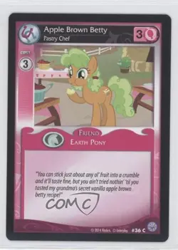 2013 My Little Pony Collectible Card Game - Premiere Apple Brown Betty #36 1i3 - Image 1