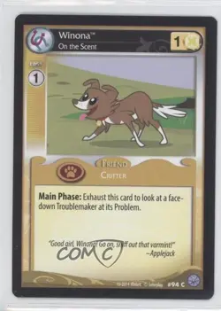 2013 My Little Pony Collectible Card Game - Premiere Winona #94 1i3 - Image 1