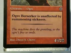 MTG Ogre Berserker Portal Second Age Regular Common Magic - Image 3