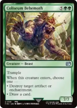 Foil - Coliseum Behemoth - 181 / NM / English MTG - Image 1