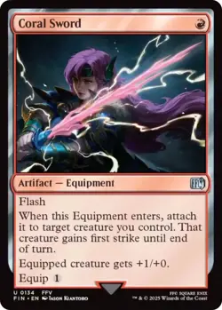 Coral Sword - 134 / English / Near Mint MTG - Image 1
