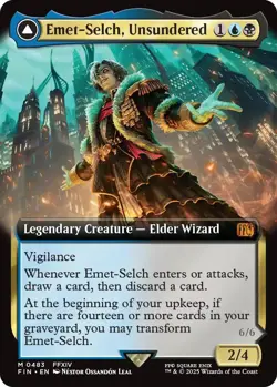 Emet-Selch, Unsundered (Extended Art) - 483 / Japanese / Near Mint MTG - Image 1