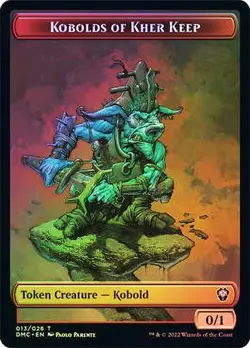 Kobolds of Kher Keep / Phyrexian Token Foil Dominaria United NM MTG - Image 1
