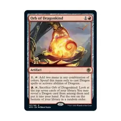 WOTC MtG Prerelease Promos Orb of Dragonkind (R) (Foil) NM - Image 1
