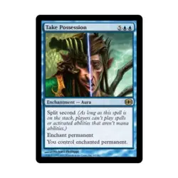 WOTC MtG Future Sight Take Possession (R) (Foil) EX - Image 1